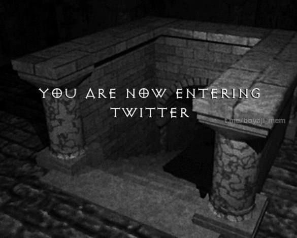 ARE ENTERING TWITTER