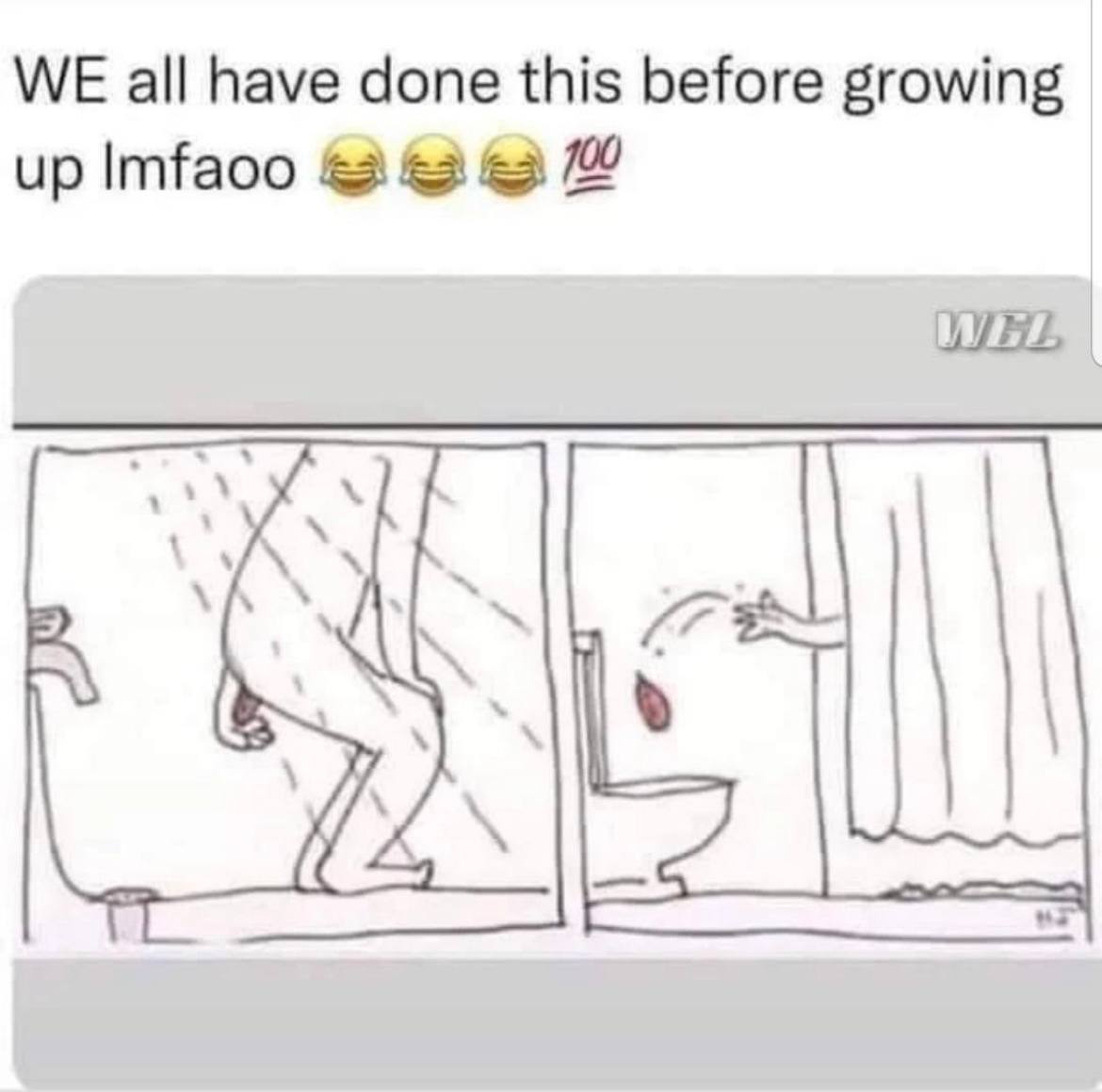 WE all have done this before growing up Imfaoo &2 &2