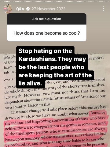 How does one become so cool? Stop hating on the able of of Kardashians. They may be the last people who tale int CYRIL are keeping the art of the 5 bart of lie alive. the case, VIVIAN story of the che