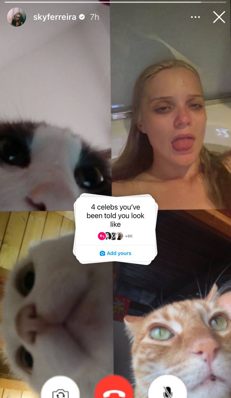 4 skyferreira 4 celebs you've been told you look like Add yours