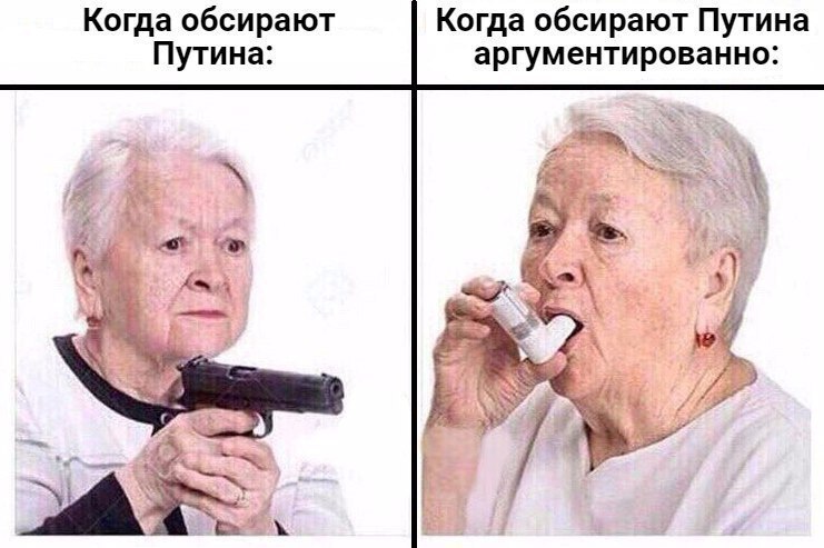 Когда обсирают Когда обсирают Путина Путина: аргументированно: 5%