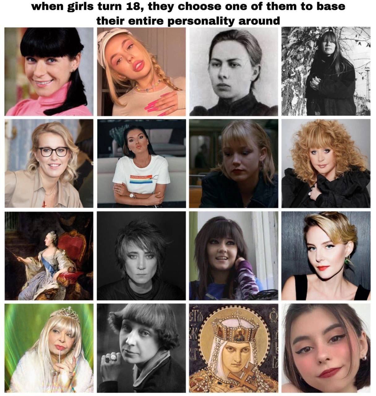 when girls turn 18, they choose one of them to base their entire personality around 4 a 4 liad