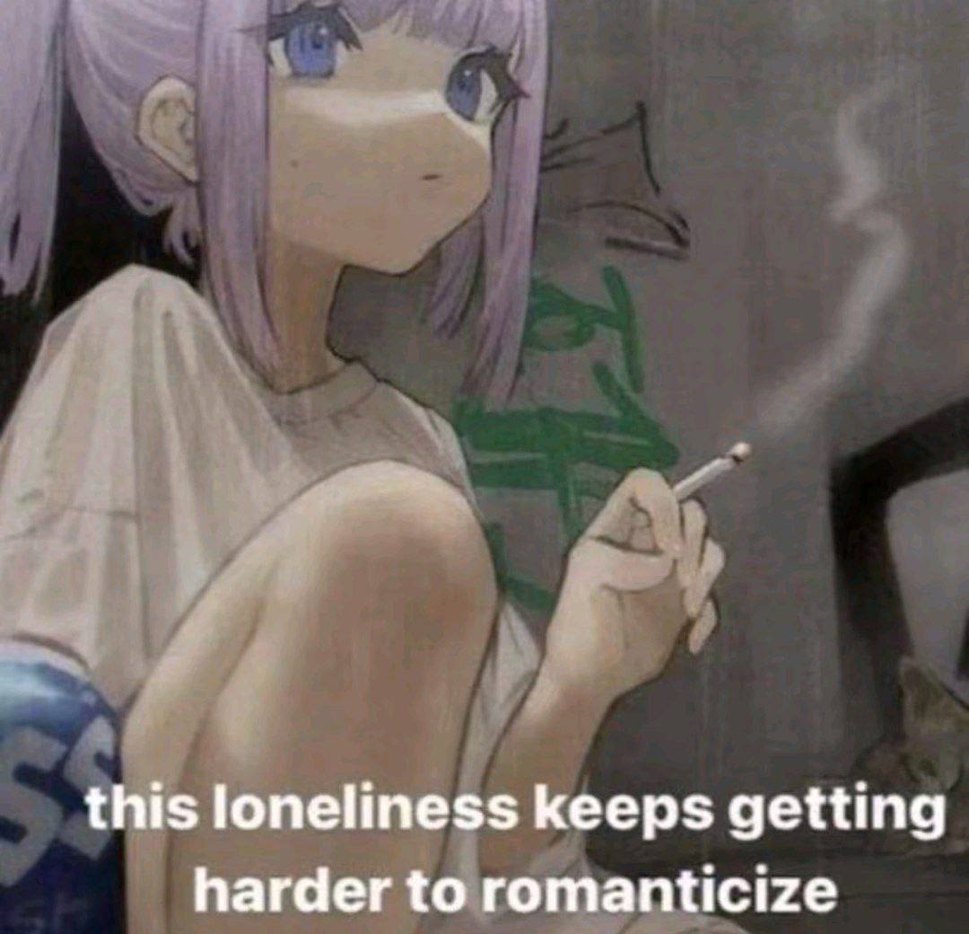 this loneliness keeps getting harder to romanticize