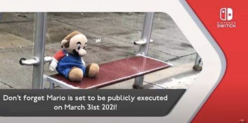 at Don't forget Mario is set to be publicly executed on March 3ist 202!!