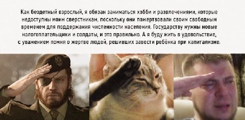 Как бездетный взрослый, я обязан заниматься хобби и развлечениями, которые недоступны моим сверстникам, поскольку они пожертвовали своим свободным временем для поддержания численности населения. Госуд