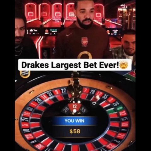 Drakes Largest Bet YOU WIN