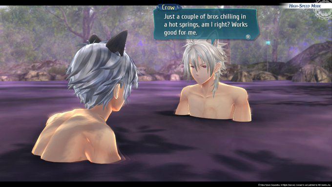 Crow.» Just a couple of bros chilling а hot springs, right? Works AS