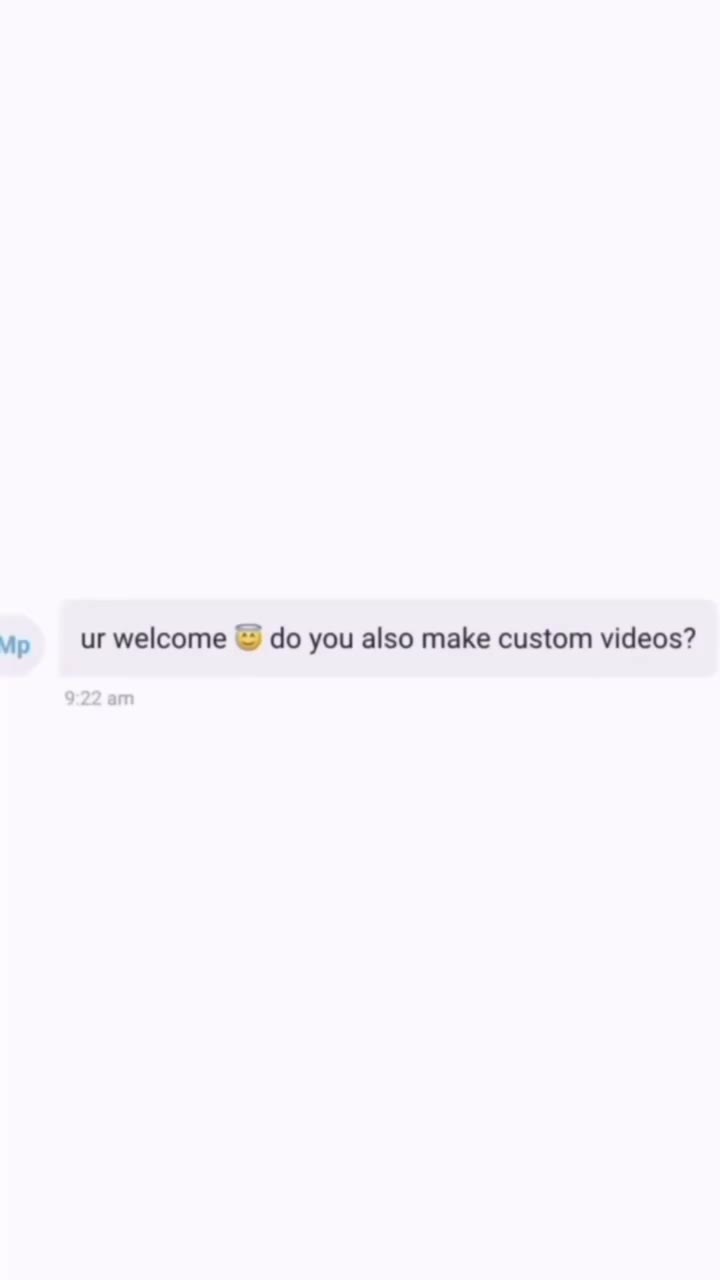 мир urwelcome ® do you also make custom videos? Мр avideo of your dad saying that he's proud of you hii thanks for subscribing