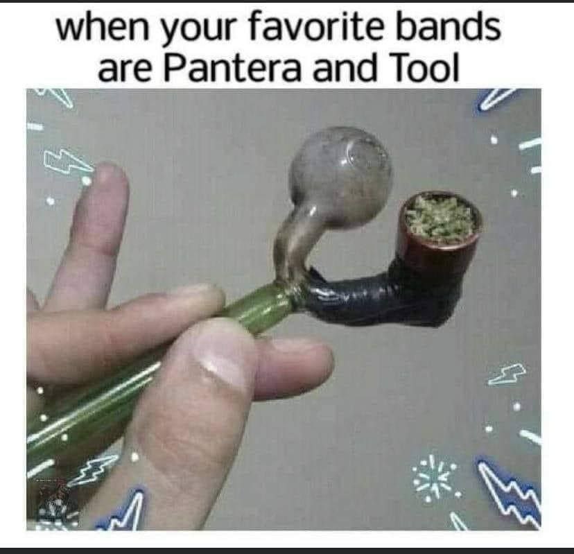 when your favorite bands are Pantera and Tool