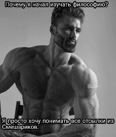 Почему я начал изучать философию? Я просто хочу понимать все отсылки из Смешариков.