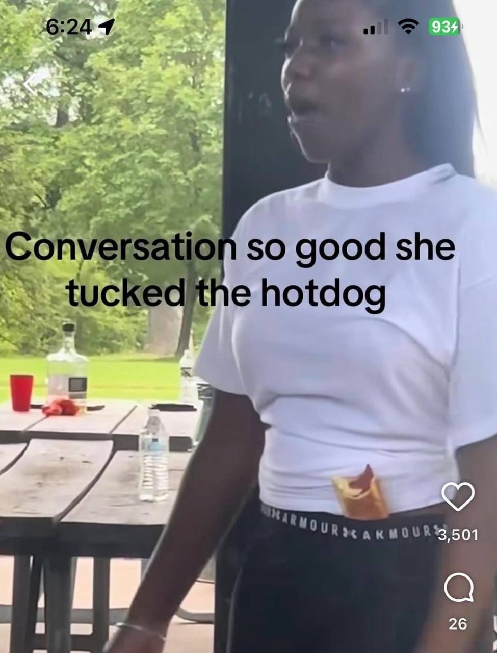 Я У Convers 2 tio SO good she -tucked the hotdog a 501 26