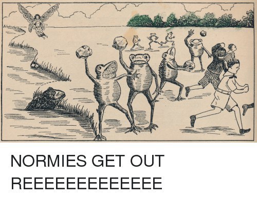 и NORMIES GET OUT
