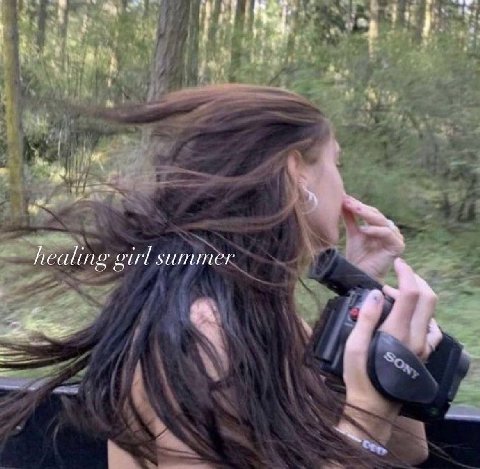 healing girl summer