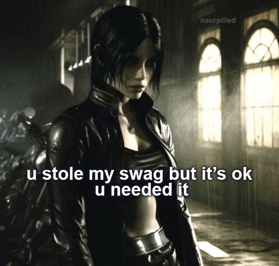 stole my swag but it’s it
