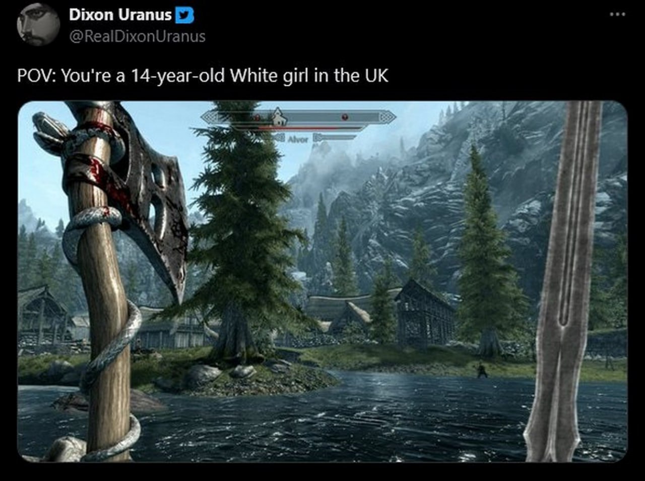 Dixon Uranus POV: You're a 14-year-old White girl in the
