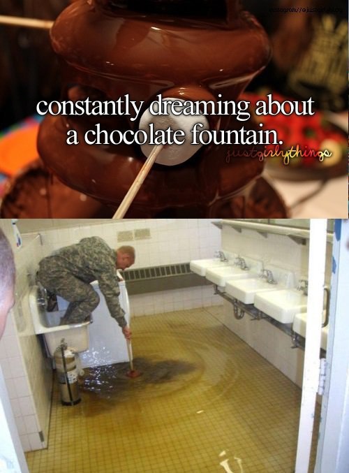 about а chocolate fountain.