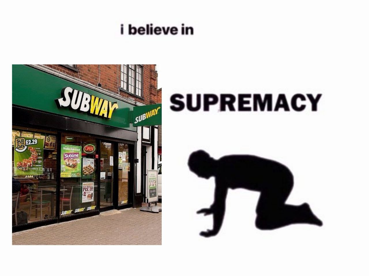 i believe in i SUPREMACY a