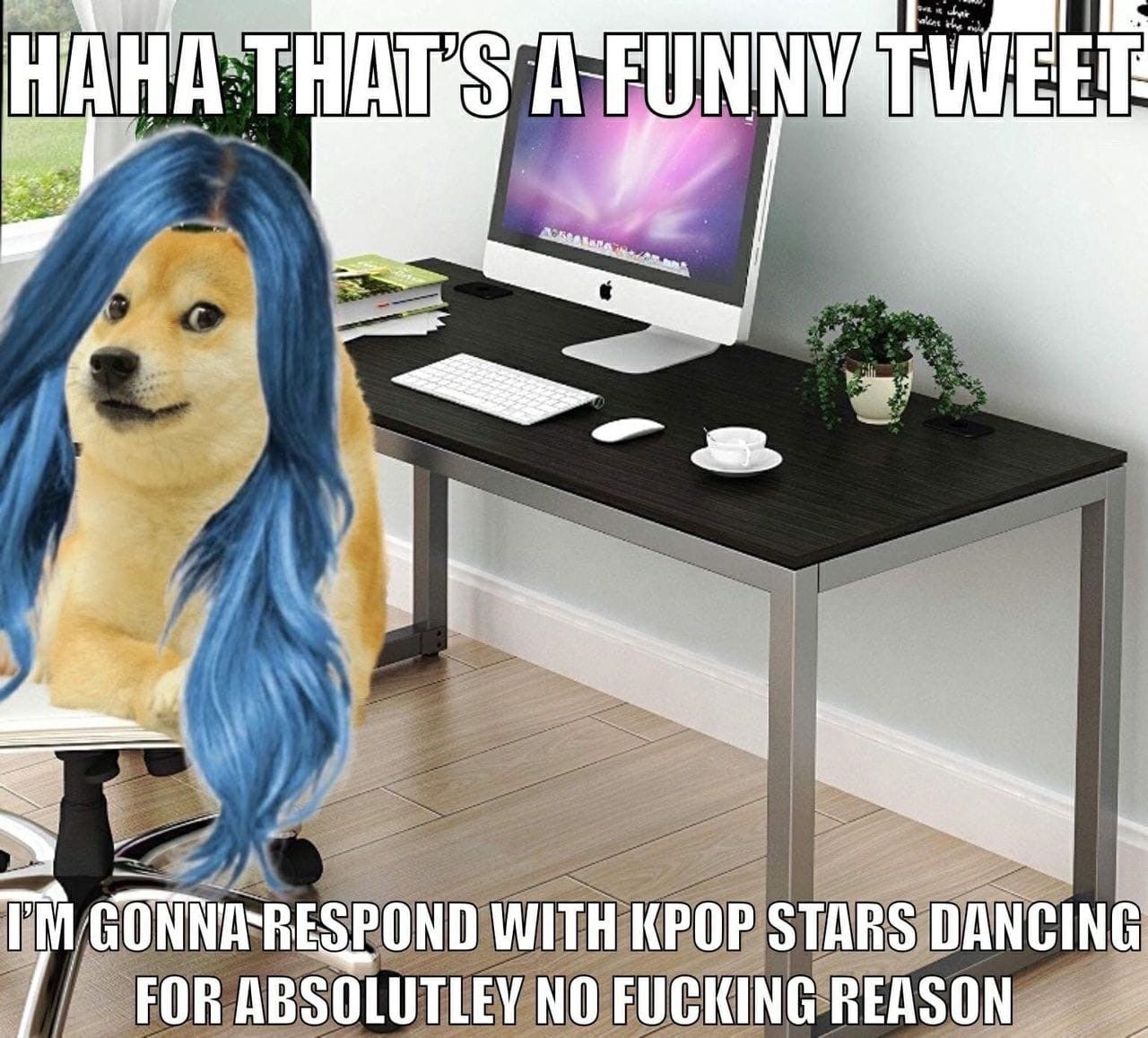 WITH KPOP STARS FOR ABSOLUTLEY NO FUCKING REASON