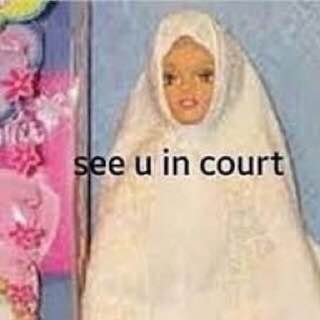 in court у