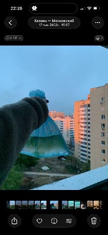 пакет с креветками