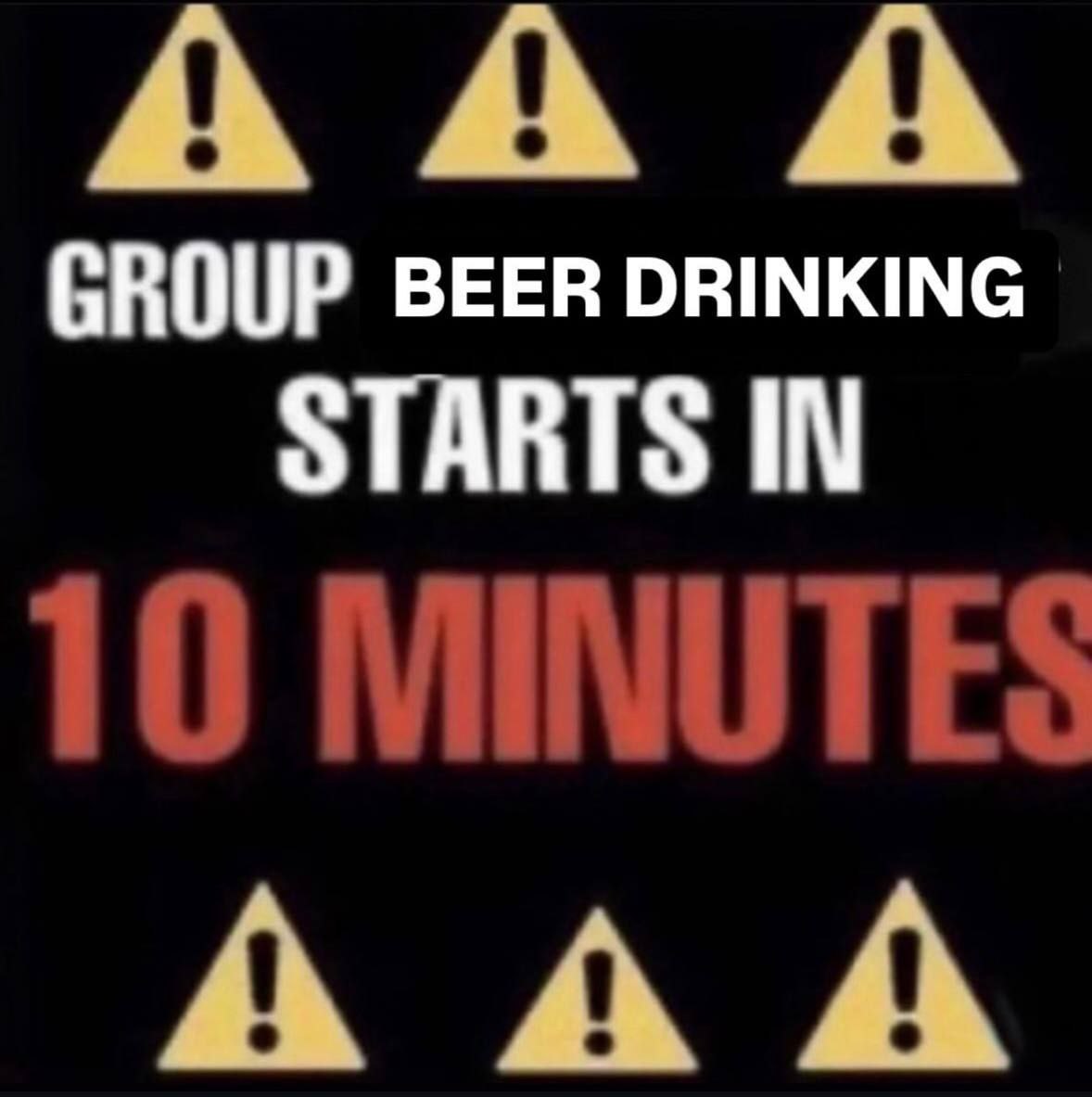 А GROUP BEER DRINKING STARTS IN A А А