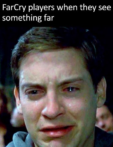 FarCry players when they see something far