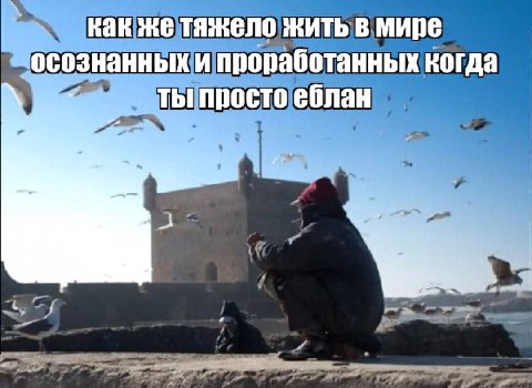 Kak же тяжело жить в мире осознанных и проработанных когда тыпростоеблан