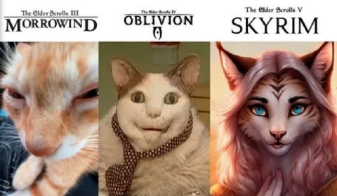 The The Scrolls У MORROWIN]D OBLIVION Yat я