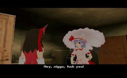 Hey, nigga, fuck you!