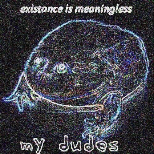 existance is meaningless my