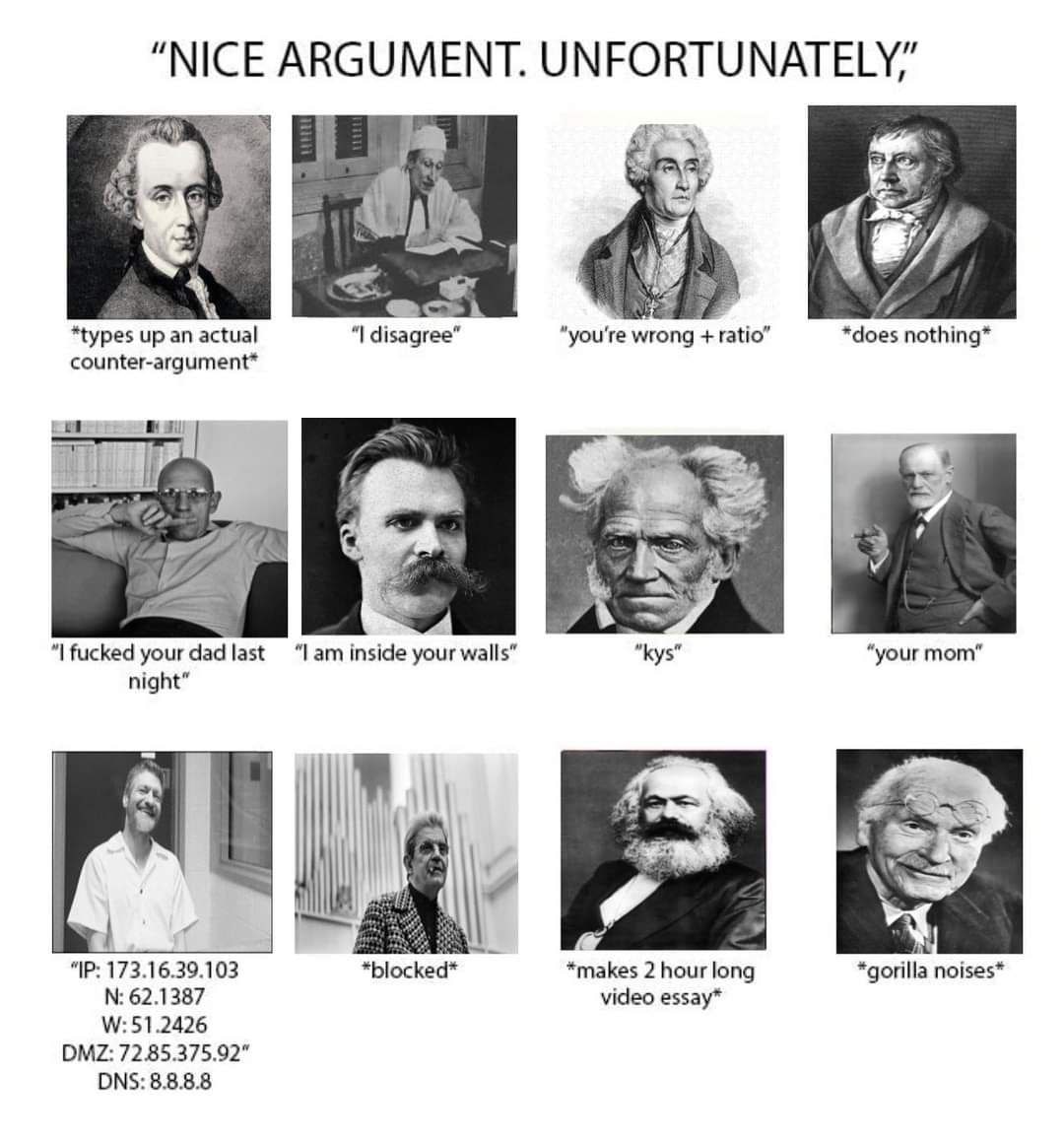 ARGUMENT. UNFORTUNATELY,’ у *types up an actual disagree" “you're a ratio” *does nothing* counter-argument* fucked dad last inside your walls” kys' “your mom" night” в I? 173.16.39.103 *makes 2 hourlo