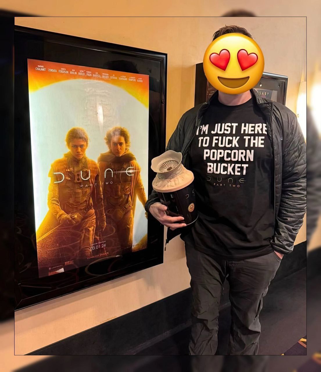 i JUST HERE FUCK THE POPCORN AUCKET