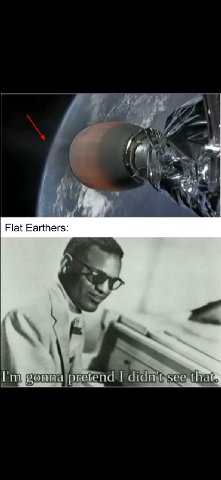 4 Flat Earthers: pretend didn't see,