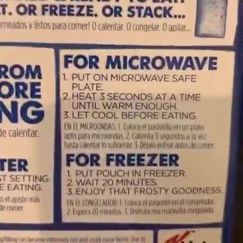 UNTIL WARM ENOUGH 3.LET COOL BEFORE EATING. EN EL MICROONDAS: | Совок of perstolitio ery unt plate slentar. anto para microandas. 2 Coweta У чехии 4 Md v Hada calentar to sufaente $ Dijako entar ales.