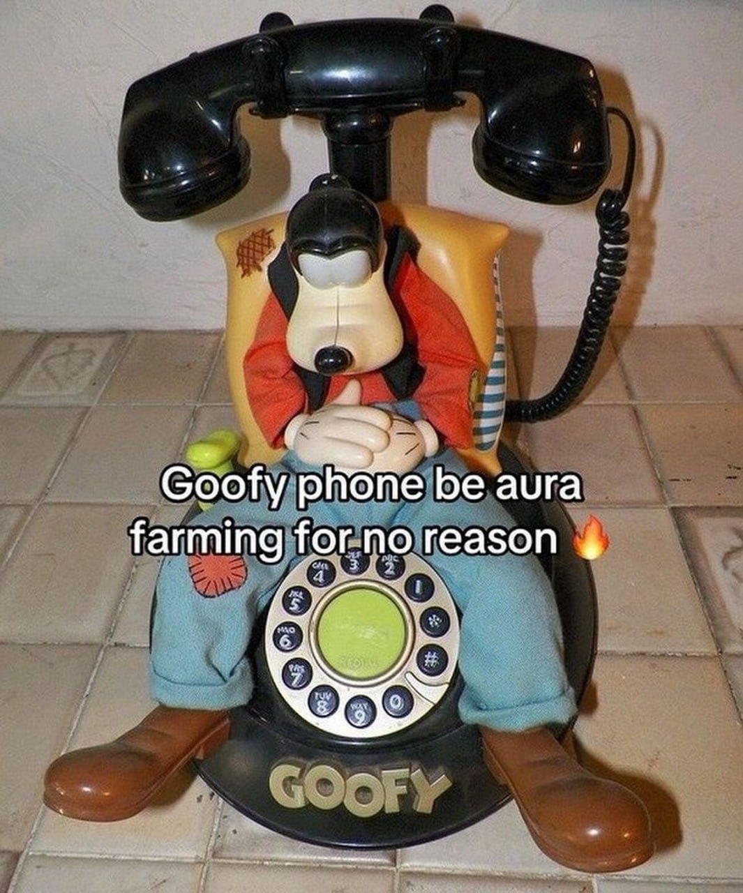 Goofy plone be aura farming for no reason