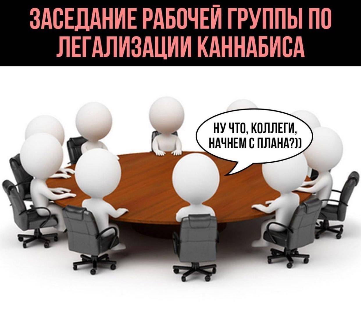ЗАСЕДАНИЕ РАБОЧЕЙ ГРУППЫ ПО ЛЕГАЛИЗАЦИИ КАННАБИСА