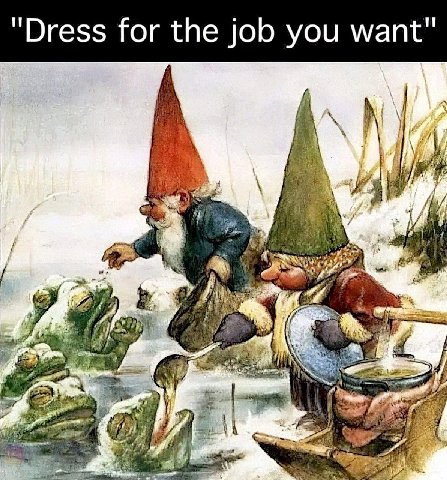 и и Dress for the job you want A А у.