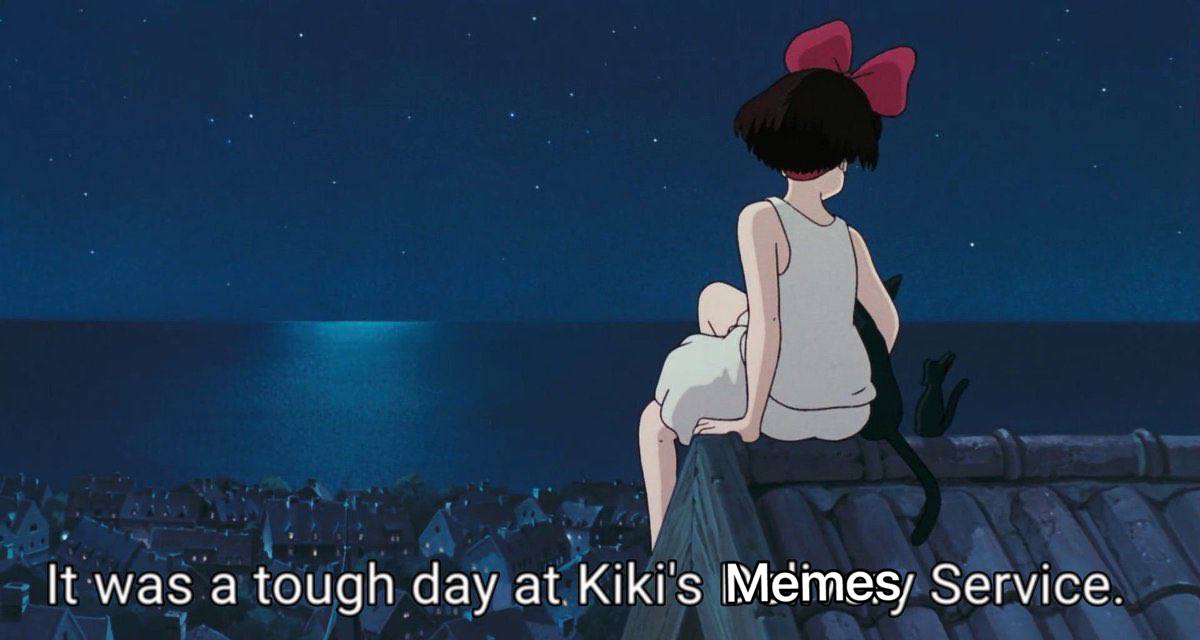 was a tough day at Kikis Memes, Service.