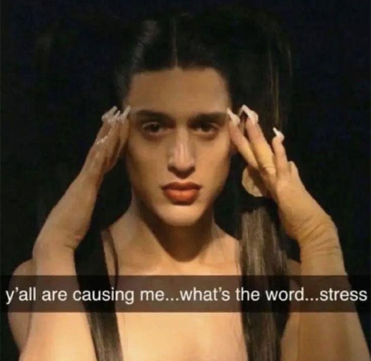all are causing the word...stress
