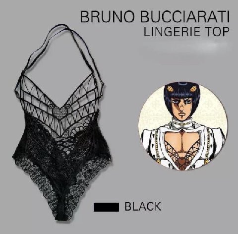 BRUNO BUCCIARAT| LINGERIE TOP lly BLACK
