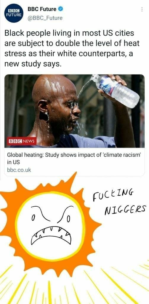 ааа BBC Future @BBC_Future Black people living in most cities are subject to double the level of heat stress as their white counterparts, a new study says. 4 Global heating: Study shows impact of in b