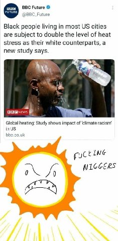 ааа BBC Future @BBC_Future Black people living in most cities are subject to double the level of heat stress as their white counterparts, a new study says. 4 Global heating: Study shows impact of in b