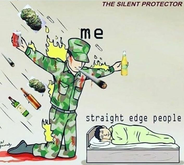 THE SILENT PROTECTOR traight edge people
