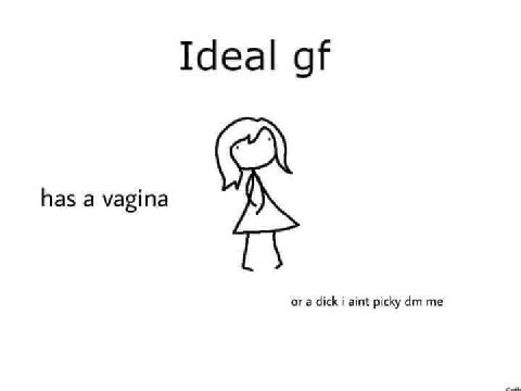 Ideal of has a vagina or a dick aint picky me