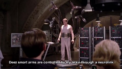 ь Deez smart arms are controlléd:by-my, Biaimthroughia neurolink о — Doctor, if you're the one who's controlling armsjas,youjsuggest The realicrime would be not to finish off my homies... a Wing me to