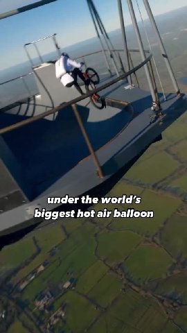 under the world’s biggest hot air. balloon