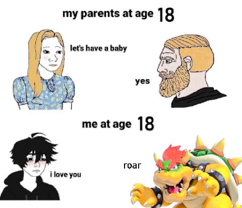 my parents at age let's have a baby у (3 yes an а аде 18 i love you
