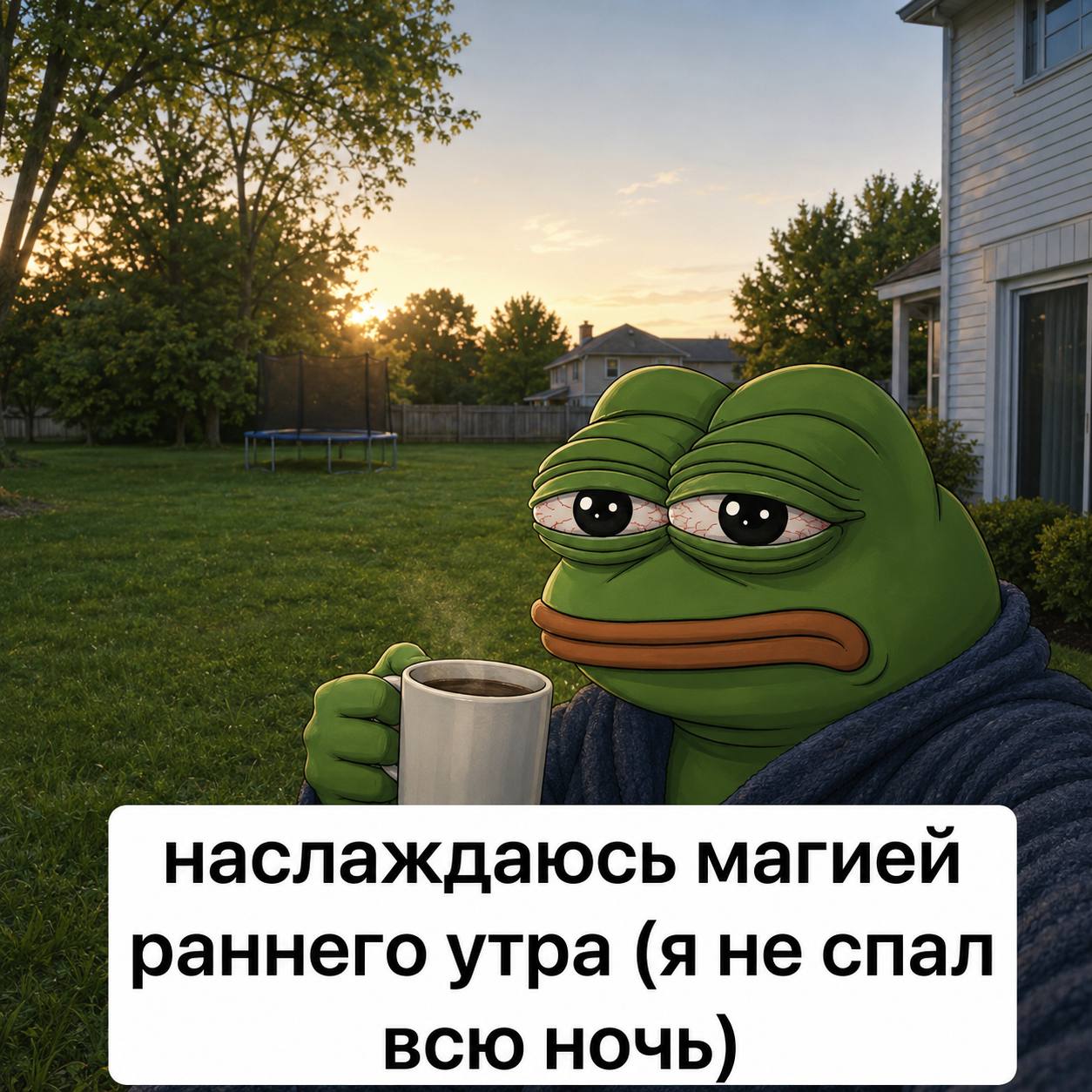 наслаждаюсь магией раннего утра (я не спал ВСЮ НОЧЬ)