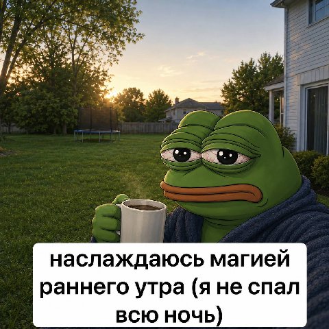 наслаждаюсь магией раннего утра (я не спал ВСЮ НОЧЬ)