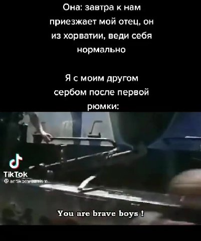 Она: завтра к нам приезжает мой отец, он из хорватии, веди себя нормально Я смоим другом сербом после первой PANTHERS, РАМЕНЕЕЗУИ И @ апикоголииивит-_ LOurjbravest\Serbian volunteers Your/accomplishme